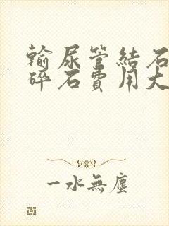 输尿管结石体外碎石费用大概多少钱