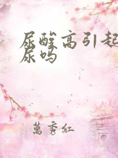 尿酸高引起泡沫尿吗