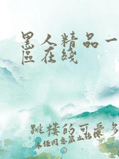 黑人精品一区二区在线