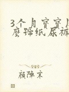 3个月宝宝用什么号纸尿裤