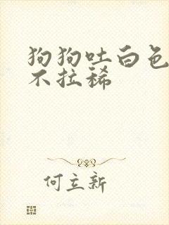 狗狗吐白色粘液不拉稀