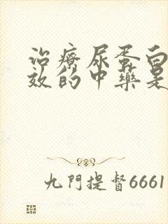 治疗尿蛋白最有效的中药是什么