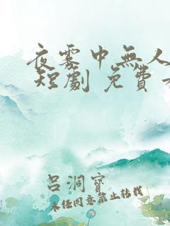 夜雾中无人爱我 短剧 免费看