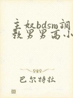 主奴bdsm调教男男高小说
