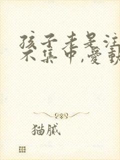 孩子老是注意力不集中,爱动是怎么回事