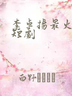 李卓扬最火十部短剧