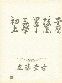 初三男孩子不想上学了怎么办