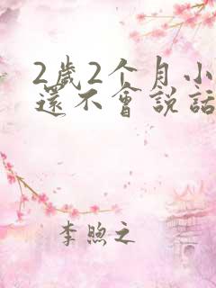 2岁2个月小孩还不会说话怎么办