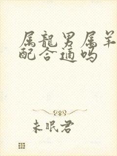 属龙男属羊女婚配合适吗