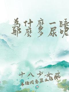 为什么一睡觉就那么多尿呢