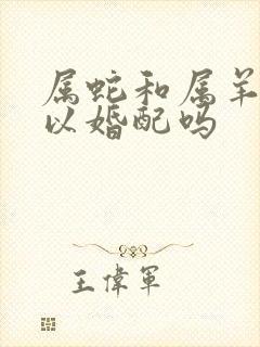 属蛇和属羊的可以婚配吗