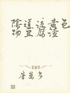 阴道流黄色分泌物豆腐渣