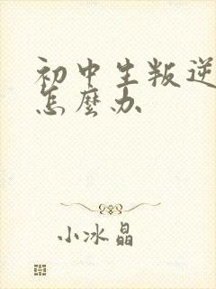 初中生叛逆父母怎么办