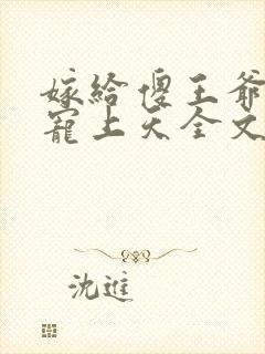 嫁给傻王爷后被宠上天全文免费