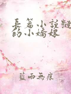 长篇小说糙汉家的小娇娘