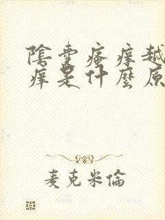 阴囊瘙痒越抓越痒是什么原因造成的