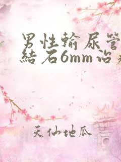 男性输尿管下段结石6mm治疗