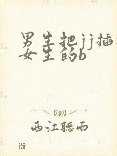男生把jj插进女生的b