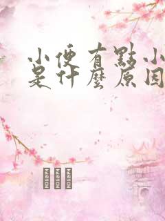 小便有点小泡泡是什么原因