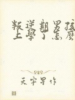 叛逆期男孩不想上学了怎么办