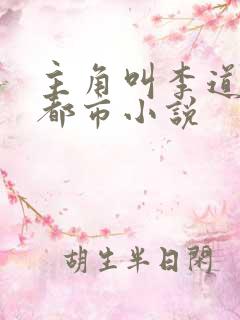 主角叫李道风的都市小说