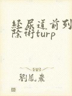 经尿道前列腺切除术turp