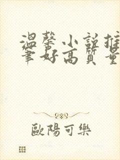 温馨小说推荐文笔好高质量完结