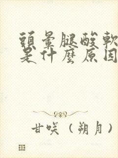 头晕腿酸软无力是什么原因造成的