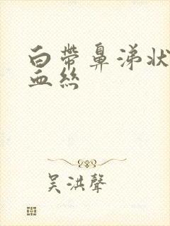 白带鼻涕状 带血丝