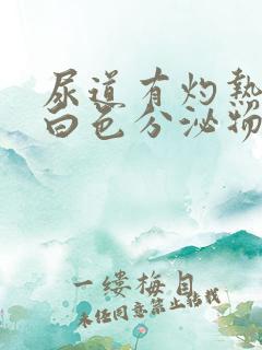 尿道有灼热感有白色分泌物