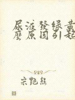 尿液发绿黄是什么原因引起的