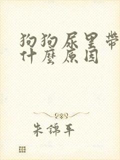 狗狗尿里带血是什么原因