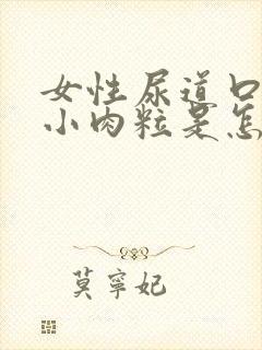 女性尿道口痒有小肉粒是怎么回事