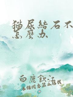 猫尿结石不排尿怎么办