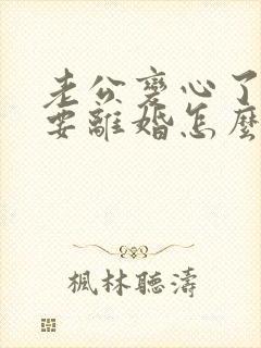 老公变心了执意要离婚怎么挽留