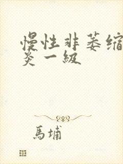 慢性非萎缩性胃炎一级