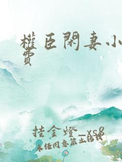 权臣闲妻小说免费