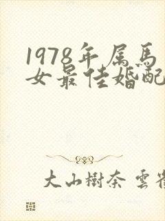 1978年属马女最佳婚配属相