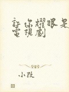 许你耀眼是哪部电视剧