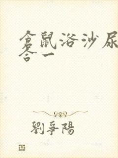 仓鼠浴沙尿沙二合一