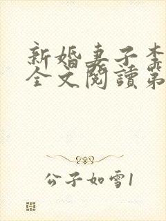 新婚妻子李芷珊全文阅读第26章