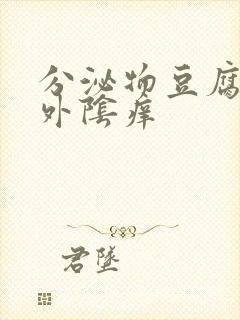 分泌物豆腐渣状外阴痒