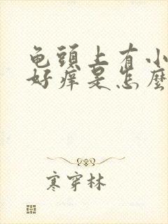 龟头上有小红点好痒是怎么回事