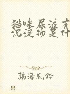 猫咪尿液有絮状沉淀物是什么