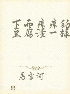 下面痒痒的还有豆腐渣一样