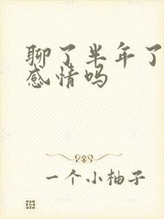 聊了半年了会有感情吗