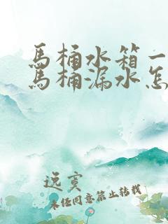 马桶水箱一直往马桶漏水怎么修理