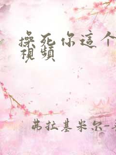 操死你这个骚货视频