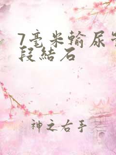 7毫米输尿管下段结石