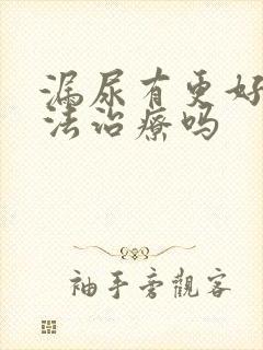 漏尿有更好的办法治疗吗